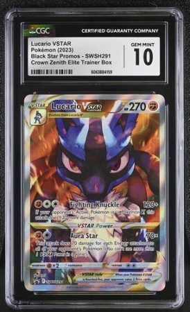 Lucario Vstar CGC 10 