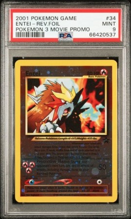 Entei Reverse Holo PSA 9 