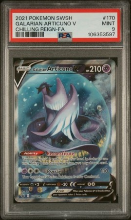 Galarian Articuno V PSA 9