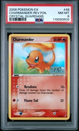Charmander Reverse Holo PSA 8