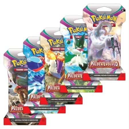 Paldea Evolved Sleeved Booster Pakke