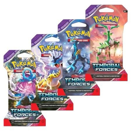 Scarlet & Violet Temporal Forces Sleeved Booster Pakke | Tilfeldig Artwork 