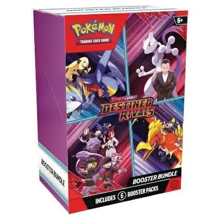Scarlet & Violet Destined Rivals booster bundle | Hver bundle inneholder 6 booster pakker. 
