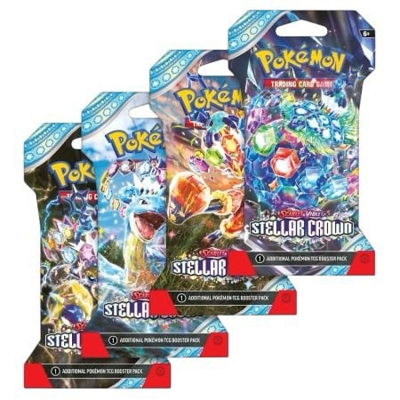 Scarlet & Violet Stellar Crown Sleeved Booster Pakke | Tilfeldig Artwork 