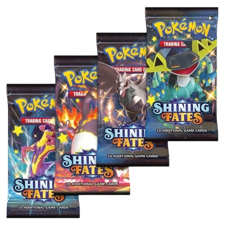 Sword & Shield Shining Fates Booster Pakke | Tilfeldig artwork.